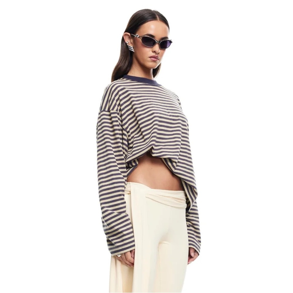 Lioness BLOOM LONG SLEEVE | BEIGE STRIPE C5 - Picture 2 of 6